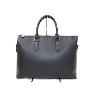LOUIS VUITTON Anton Briefcase Taiga Black Leather handbag tote bag business